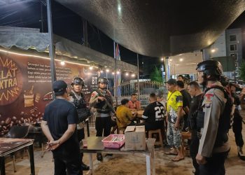 Patroli Humanis Brimob Sumut Warnai Malam Tebing Tinggi, Warga Merasa Lebih Aman