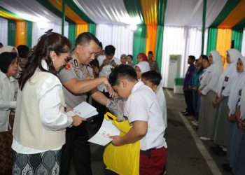 Polrestabes Medan Doa Bersama Lintas Agama, Santuni Anak Yatim Pasca May Day