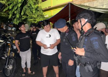 Patroli Dini Hari Brimob Sumut Gagalkan Pencurian Kabel Tembaga di Helvetia