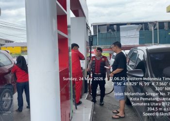 Sat Samapta Polres Pematangsiantar Perkuat Patroli SPBU, Antisipasi Gangguan Kamtibmas
