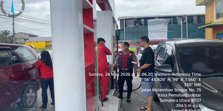 Sat Samapta Polres Pematangsiantar Perkuat Patroli SPBU, Antisipasi Gangguan Kamtibmas Sat Samapta Polres Pematangsiantar Perkuat Patroli SPBU, Antisipasi Gangguan Kamtibmas