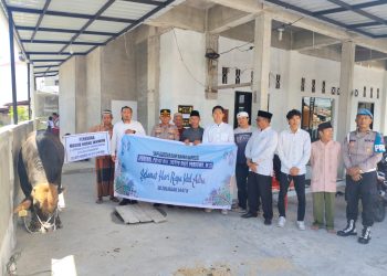 Polres Pematangsiantar Salurkan Hewan Kurban Bantuan Kapolri dan Kapolda Sumut untuk Warga