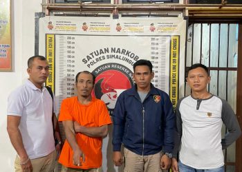 Polsek Raya Kahean Tangkap Pengedar Sabu di Areal Perkebunan Sawit Bah Bulian