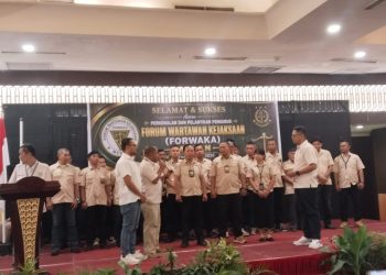 Pelantikan Pengurus FORWAKA Medan Periode 2026–2028, Irfandi : Perkuat Sinergi Pers dan Aparat Penegak Hukum