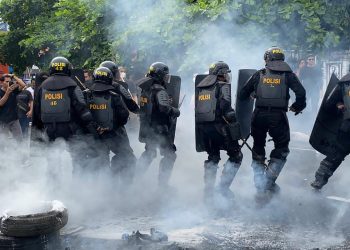 Demi Kota Tetap Kondusif, Brimob Sumut Gelar Simulasi Sispam Kota di Pematangsiantar