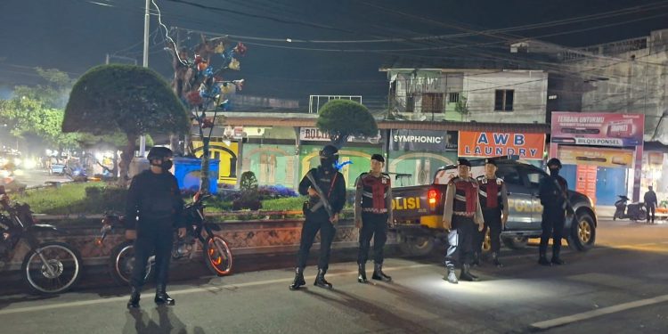 Brimob Polda Sumut Perkuat Patroli Gabungan, Tebing Tinggi Dijaga Ketat Demi Kamtibmas Kondusif