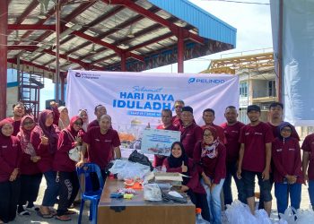 Pelindo Belawan Salurkan Daging Kurban kepada Warga di Sekitar Wilayah Operasional