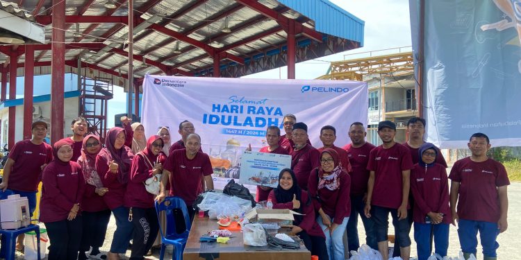 Pelindo Belawan Salurkan Daging Kurban kepada Warga di Sekitar Wilayah Operasional