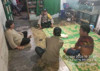 Bhabinkamtibmas Polsek Siantar Barat Gerak Cepat Mediasi Dugaan Pencurian HP, Berakhir Damai