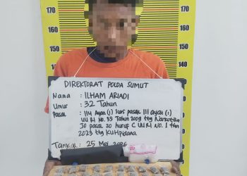 Polisi Gerebek Rumah Pengedar Ganja di Medan Denai, 27 Paket Siap Edar Diamankan