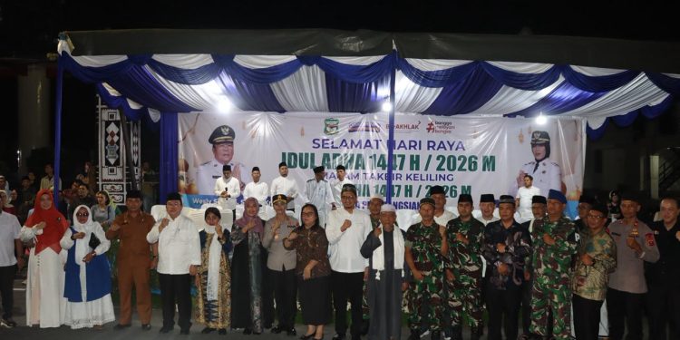 Kapolres Pematangsiantar Hadiri dan Kawal Malam Takbir Idul Adha, Ribuan Warga Semarakkan Syiar Islam