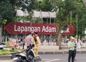 Ribuan Jemaah Khusyuk Beribadah, Polres Pematangsiantar Pastikan Sholat Idul Adha Berjalan Aman dan Lancar