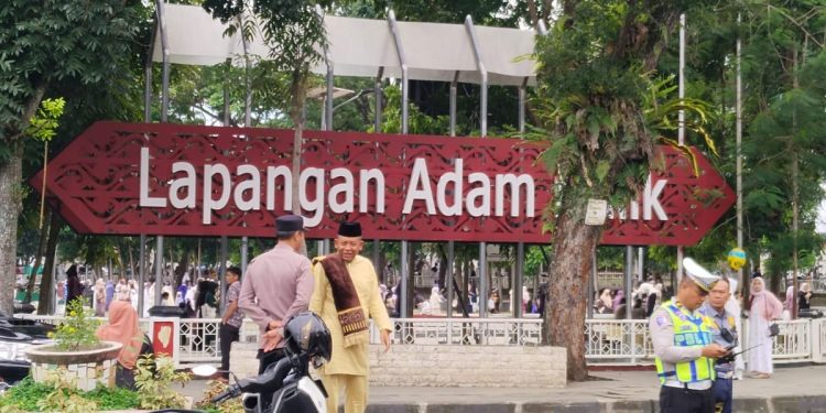Ribuan Jemaah Khusyuk Beribadah, Polres Pematangsiantar Pastikan Sholat Idul Adha Berjalan Aman dan Lancar