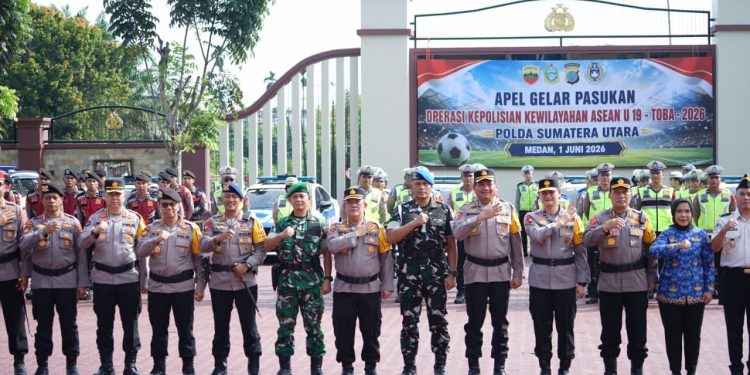 Brimob Sumut Siaga Penuh, Polda Sumut Resmi Mulai Operasi Pengamanan ASEAN U-19 TOBA 2026 Brimob Sumut Siaga Penuh, Polda Sumut Resmi Mulai Operasi Pengamanan ASEAN U-19 TOBA 2026