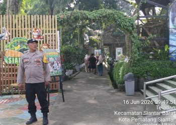Bhabinkamtibmas Siantar Barat Perkuat Pengamanan Destinasi Wisata, Hadirkan Rasa Aman bagi Pengunjung