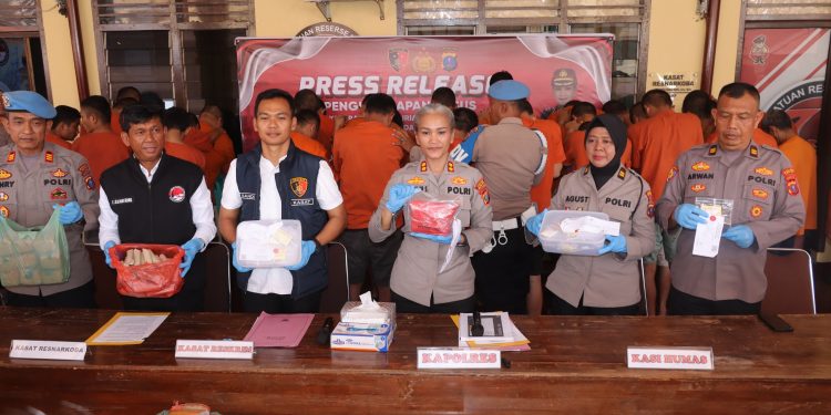 Polres Pematangsiantar Ungkap 100 Kasus Kriminal dan Narkoba, Puluhan Tersangka Dibekuk dalam Enam Bulan