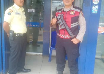 Antisipasi Gangguan Kamtibmas, Sat Samapta Polres Pematangsiantar Perketat Pengamanan Objek Vital
