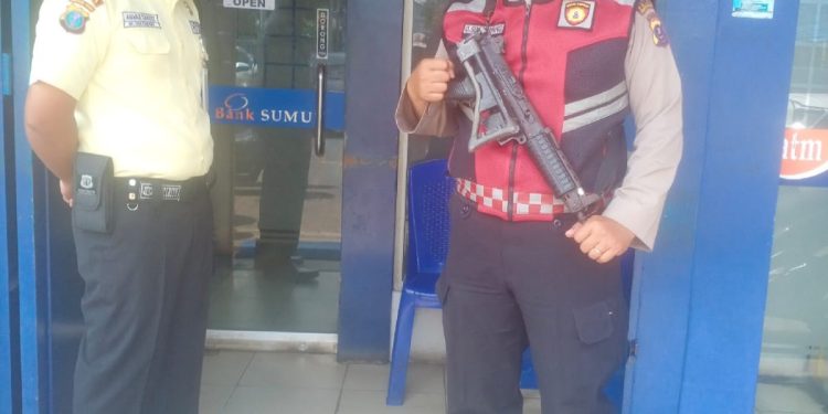Antisipasi Gangguan Kamtibmas, Sat Samapta Polres Pematangsiantar Perketat Pengamanan Objek Vital