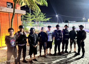 Brimob Sumut Gerak Cepat Amankan Terduga Pencuri Kabel, Aksi Sigap Saat Patroli Dini Hari Tuai Apresiasi Warga