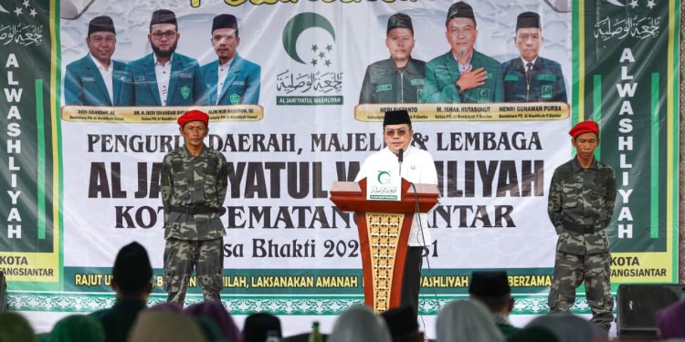 Wesly Silalahi Santuni Anak Yatim Rp15 Juta, Tegaskan Al Washliyah Mitra Strategis Membangun Pematangsiantar