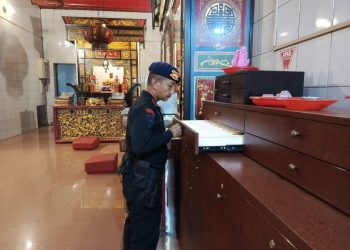 Gegana Brimob Sumut Sterilisasi Vihara, Ibadah Waisak di Medan Dipastikan Aman dan Khidmat