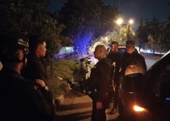 Respons Cepat Laporan Warga, Brimob Sumut Bubarkan Balap Liar dalam Patroli Blue Light di Medan