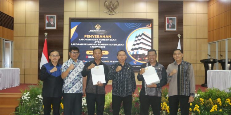 ‎Komitmen Tertib Pengelolaan Keuangan, Pemkab Tapanuli Utara Kembali Raih Opini WTP dari BPK RI