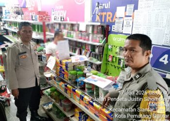 Respons Cepat 110, Polsek Siantar Timur Cek TKP Dugaan Pencurian di Jalan Pdt. Justin Sihombing