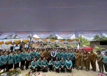 Tim Penggerak PKK Taput Monitoring Percepatan Penurunan Stunting dan Penguatan UMKM di Desa Enda Portibi