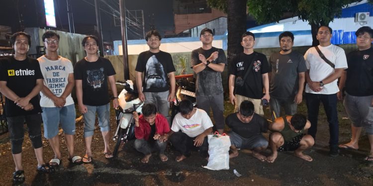 Sindikat Curanmor Antar Wilayah Dibongkar, Empat Pelaku Ditangkap Polsek Berastagi