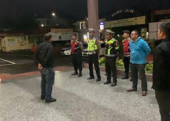 Beri Rasa Aman, Polres Pematangsiantar Gencarkan Patroli Blue Light Patrol di Wilkum