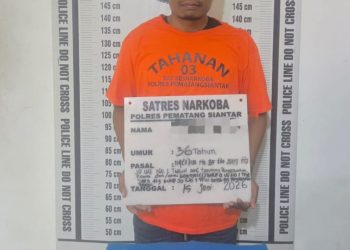 Polres Pematangsiantar Ringkus Pemilik 5 Paket Sabu di Jalan Melanthon Siregar