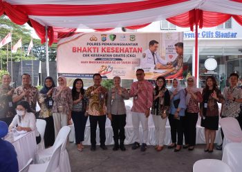 Polres Pematangsiantar Gelar Cek Kesehatan Gratis, 199 Warga Antusias Sambut Bhayangkara ke-80