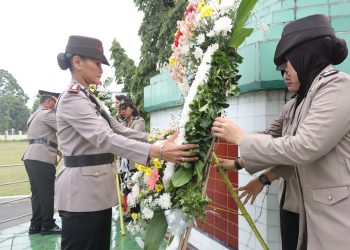 Ziarah dan Tabur Bunga HUT Bhayangkara ke-80, Polres Pematangsiantar Teguhkan Semangat Pengabdian kepada Bangsa