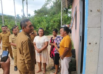 Komitmen Hunian Layak: Bupati JTP Hutabarat Tinjau Huntap dan Huntara di Kecamatan Adian Koting
