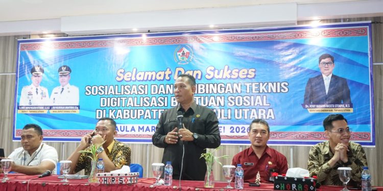 Masuk 42 Daerah Piloting Nasional, Pemkab Taput Gelar ToT Digitalisasi Bantuan Sosial bagi 510 Agen Masuk 42 Daerah Piloting Nasional, Pemkab Taput Gelar ToT Digitalisasi Bantuan Sosial bagi 510 Agen