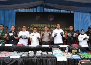 Polrestabes Medan Ungkap 997 Kasus Narkoba, Sita 231 Kg Sabu dan Bongkar Home Industry Vape Narkotika Labubu