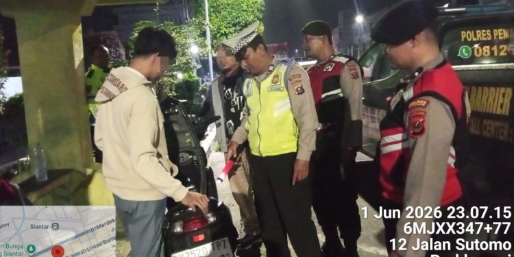 Polres Pematangsiantar Turunkan Tim KRYD Tengah Malam, Balap Liar dan Knalpot Brong Jadi Target Utama