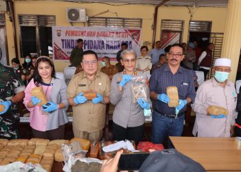 Musnahkan 78 Kilogram Ganja dan 1,1 Kilogram Sabu, Polres Pematangsiantar Selamatkan 236 Ribu Jiwa dari Ancaman Narkoba