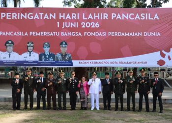 Kapolres Pematangsiantar Hadiri Peringatan Hari Lahir Pancasila, Perkuat Semangat Persatuan dan Kebangsaan