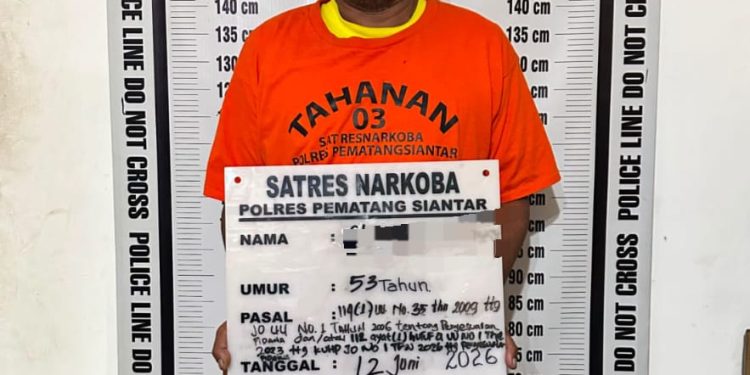 Tangan Tak Berkutik, Pria 53 Tahun Diciduk Polres Pematangsiantar dengan 3 Paket Sabu