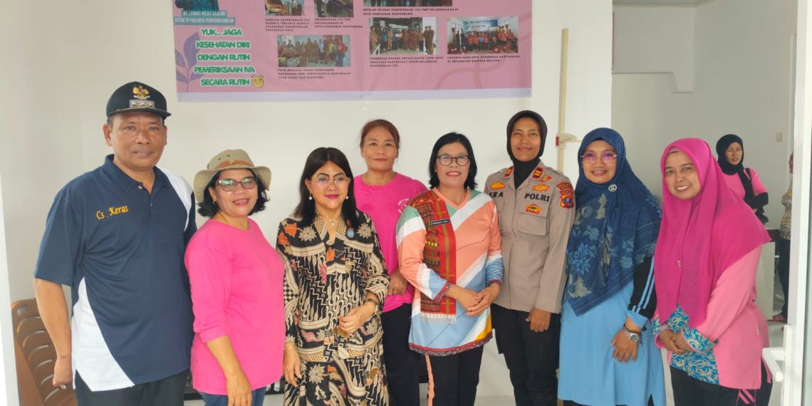 Sinergi Kewilayahan dalam Senam Sehat dan Pemeriksaan IVA Test di Kecamatan Siantar Selatan