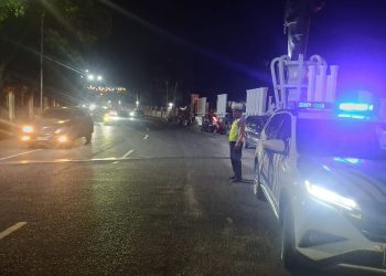 Blue Light Patrol Sat Lantas Polres Pematangsiantar Sikat Balap Liar dan Knalpot Brong, Kota Tetap Aman di Malam Hari