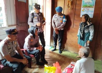 Jelang HUT Bhayangkara ke-80, Polsek Siantar Barat Tebar Kepedulian untuk Warga Kurang Mampu