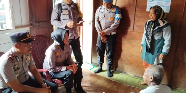 Jelang HUT Bhayangkara ke-80, Polsek Siantar Barat Tebar Kepedulian untuk Warga Kurang Mampu