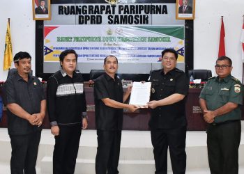 DPRD Setujui LKPJ Bupati Samosir Tahun Anggaran 2025