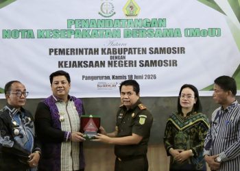 Pemkab Samosir dan Kejari Samosir Perpanjang Kerja Sama Penanganan Masalah Hukum Perdata dan Tata Usaha Negara