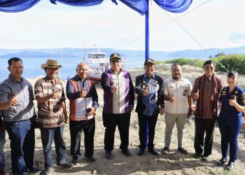 Bupati Samosir Resmikan Bengkel Kapal Muara Putih I, Perkuat Keselamatan Transportasi Perairan Danau Toba