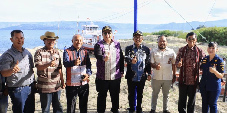 Bupati Samosir Resmikan Bengkel Kapal Muara Putih I, Perkuat Keselamatan Transportasi Perairan Danau Toba