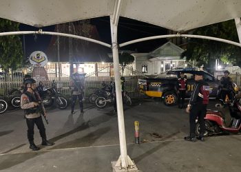 Brimob Polda Sumut dan Polres Nias Perkuat Patroli Malam, Pastikan Gunungsitoli Tetap Aman dan Kondusif